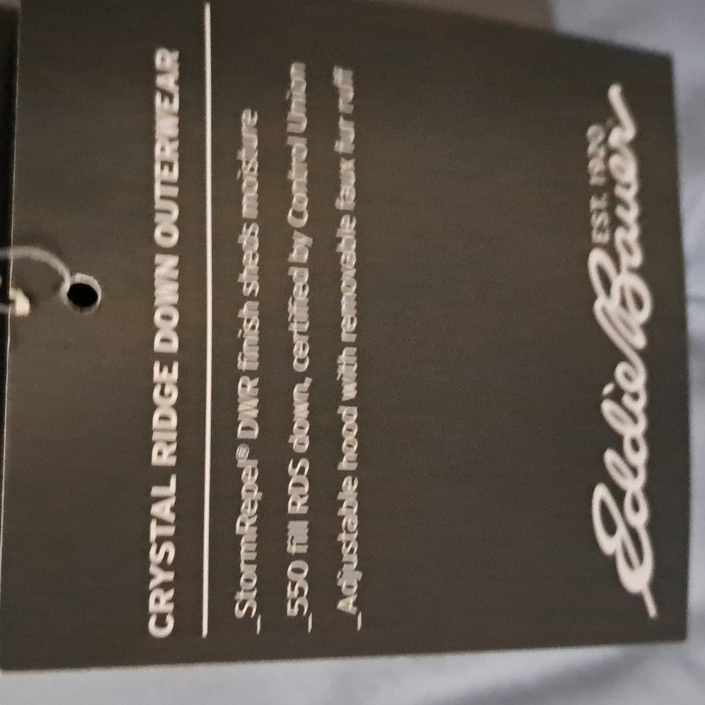 SALE Eddie bauer crystal ridge down outerwear, allied fether down. - Picture 4 of 11
